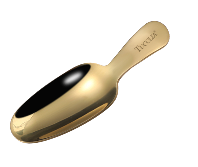 TUCCLIA Gold Short-Handled Tea Spoon