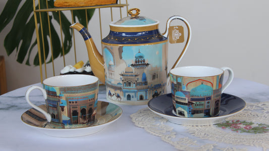 The Indigo Palaces  Tea sets